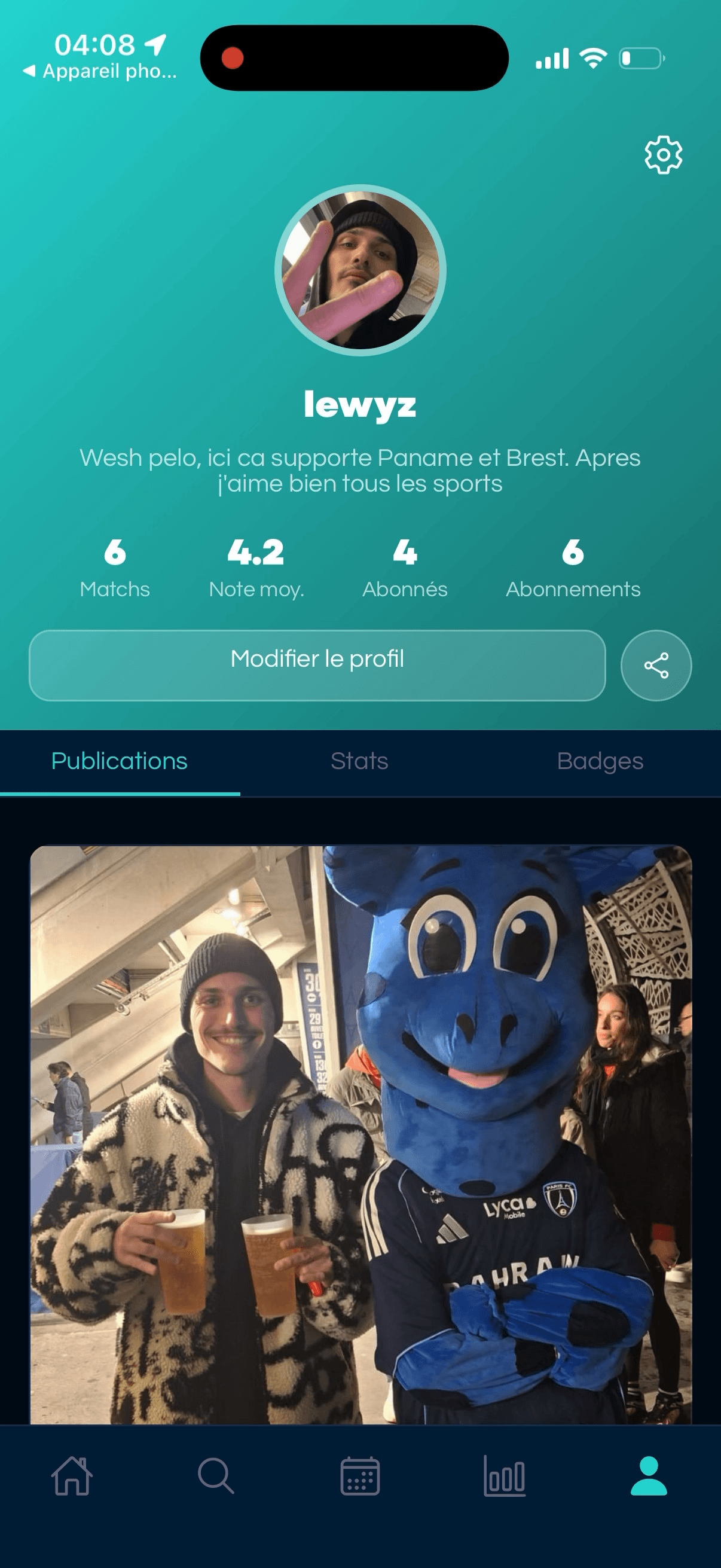 Aperçu du profil Skord